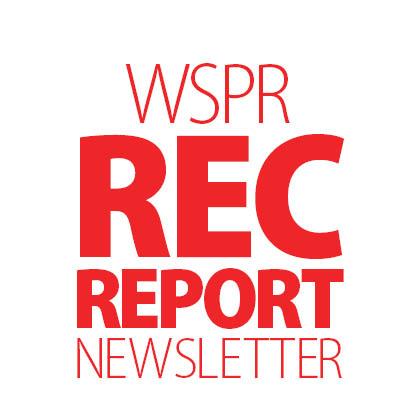 Rec Report newsletter graphic - red