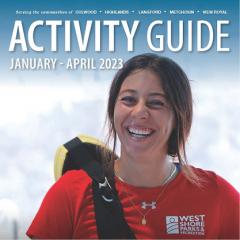 Activity guide cover, Winter 2023