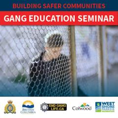 gang education seminar graphic